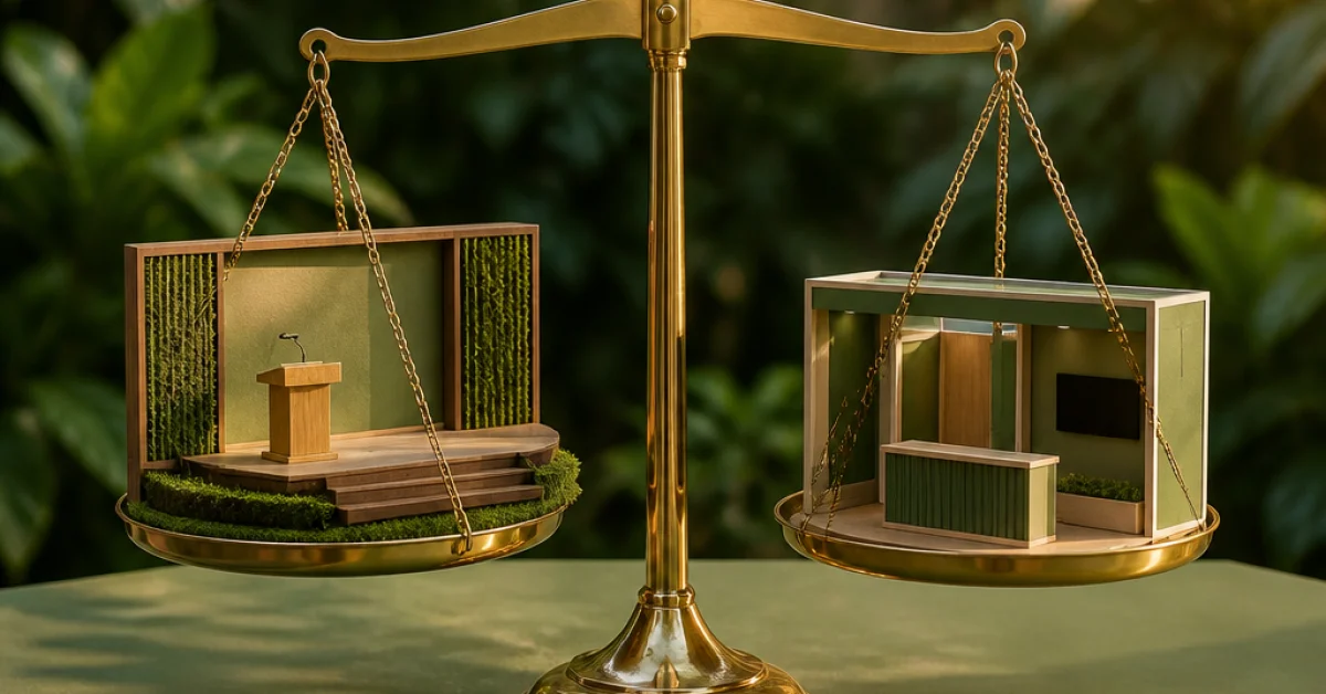 Convention d'affaires vs salon B2B : guide comparatif pour choisir le bon investissement